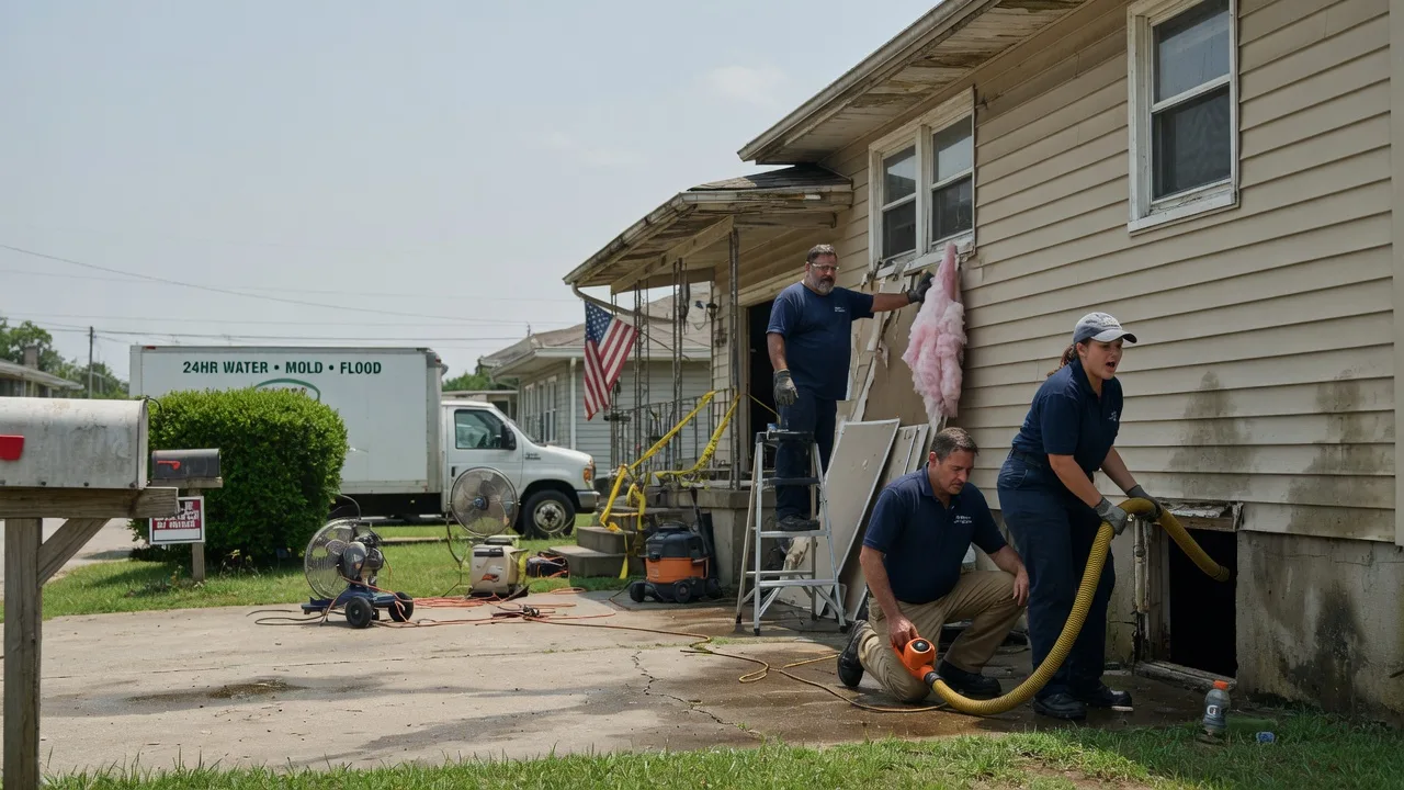 Water Damage Repair in Pauls Valley, OK near me
